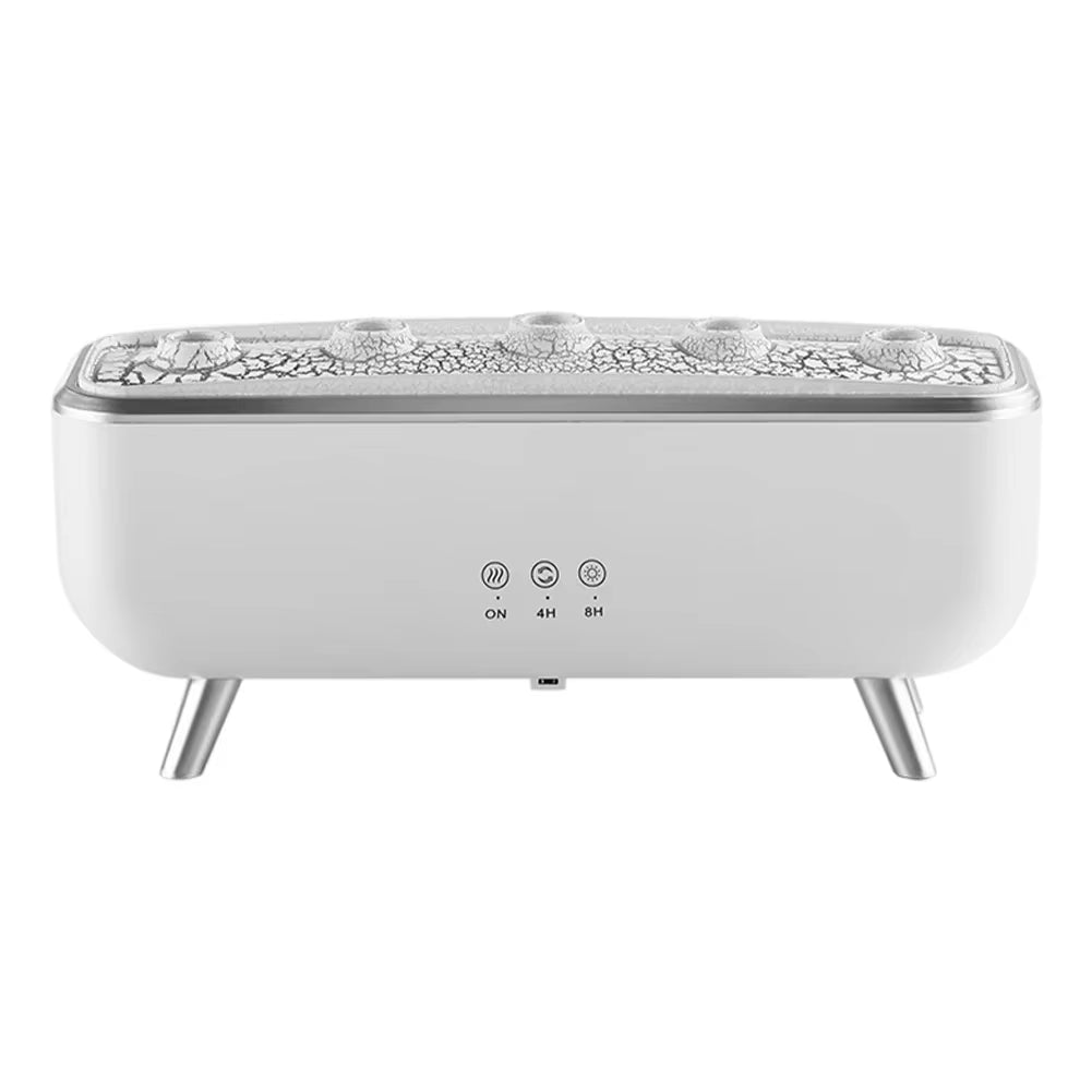 300Ml Dynamic Dancing Jellyfish Air Humidifier 5 Nozzles Colorful Lighting Aromatherapy Diffuser 2 Mist Modes for Home Office